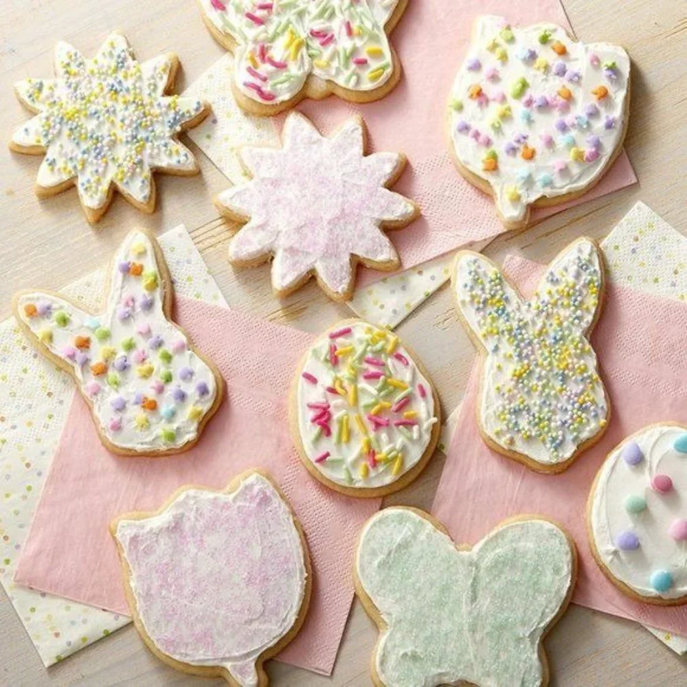 WILTON 18-Piece Metal Cookie Cutter Set #2308-1056 Spring/Easter Theme